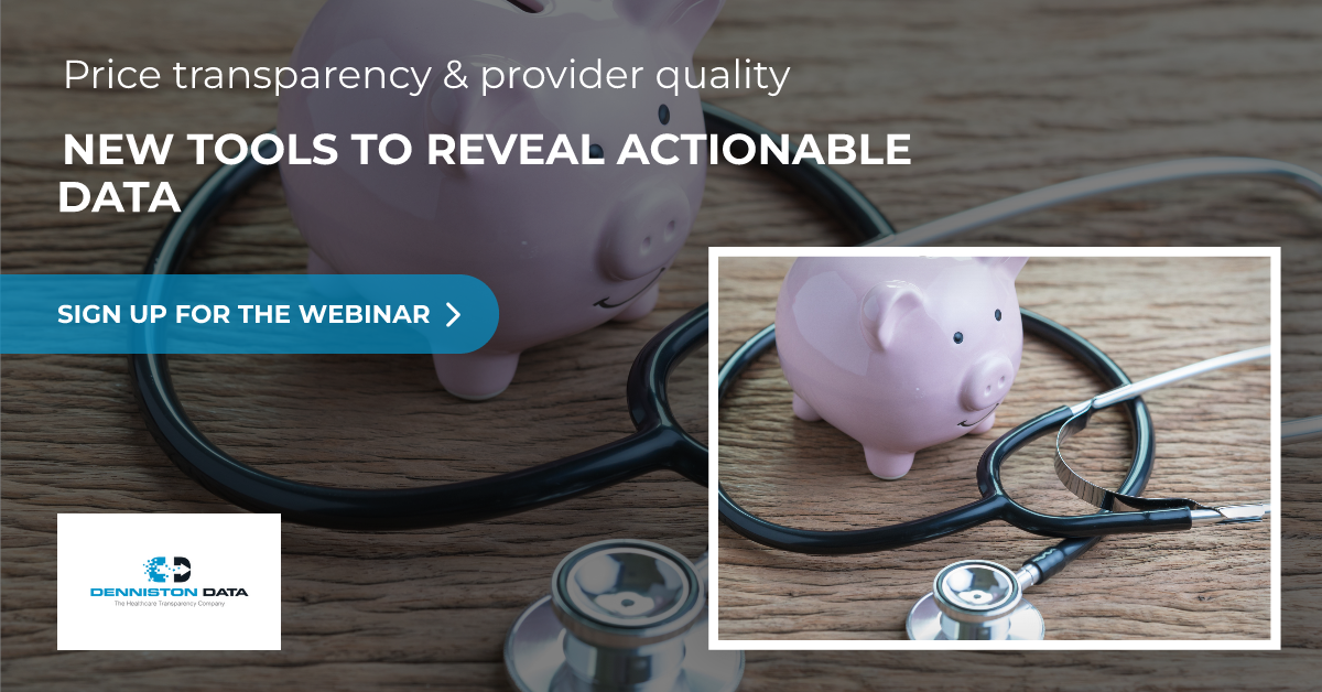 Price transparency webinar banner
